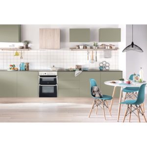 Indesit Electric freestanding double cooker: 60cm - Image 2