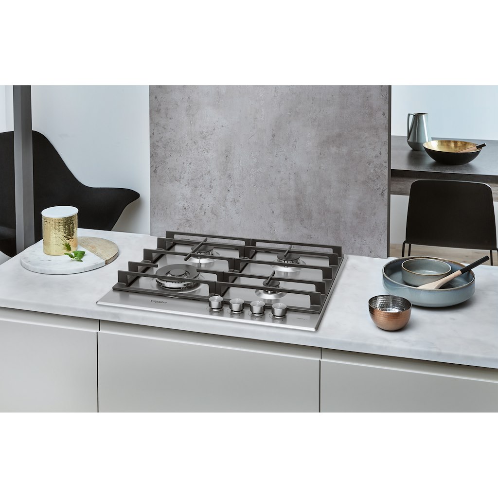 Whirlpool Gas Hob: 4 gas burners - GMW 6422/IXL - Image 6