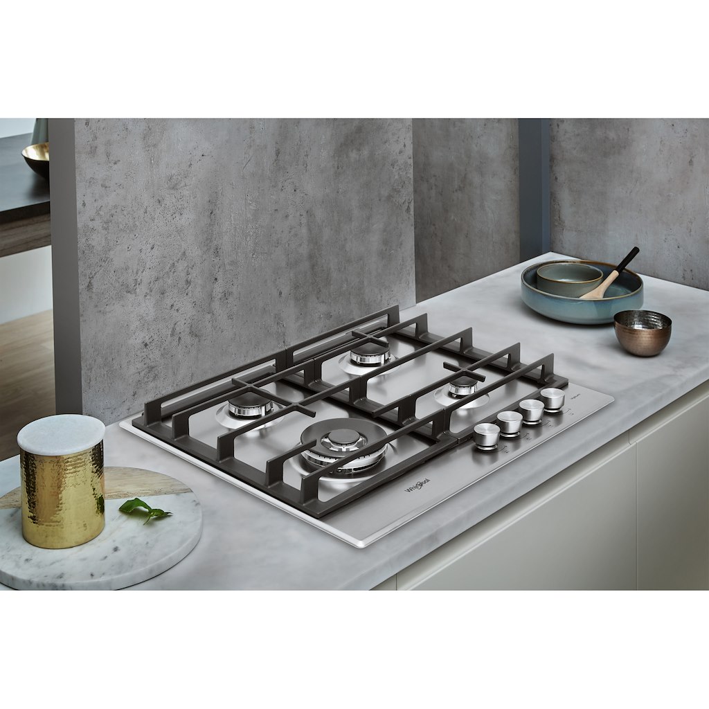 Whirlpool Gas Hob: 4 gas burners - GMW 6422/IXL - Image 8