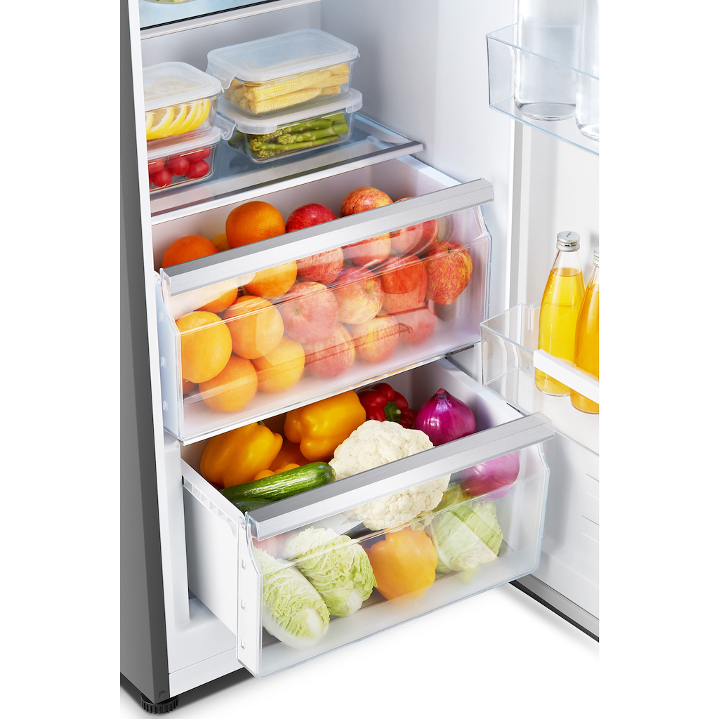Teknix TH60TLBIX 60cm Tall Larder Fridge with Metal Tech Cooling - Stainless Steel - Image 10