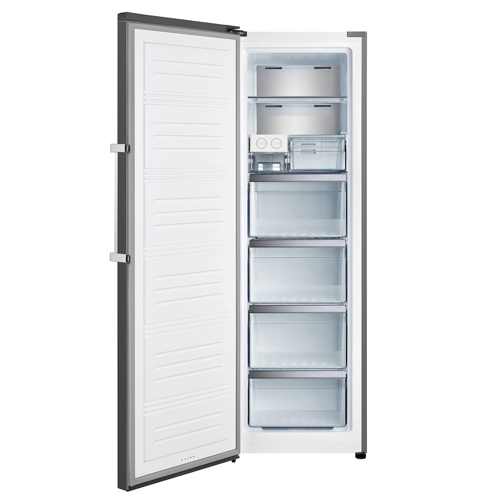 Teknix TH60TNFX 60cm Tall Frost Free Freezer with Metal Tech Cooling - Stainless Steel - Image 2
