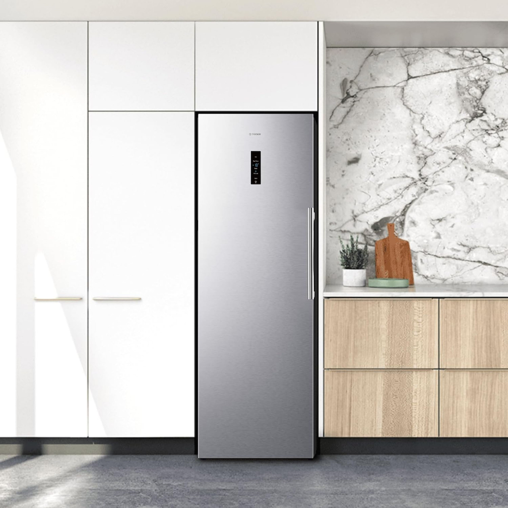 Teknix TH60TNFX 60cm Tall Frost Free Freezer with Metal Tech Cooling - Stainless Steel - Image 3