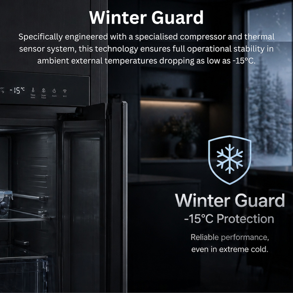 Teknix TH60TNFX 60cm Tall Frost Free Freezer with Metal Tech Cooling - Stainless Steel - Image 5